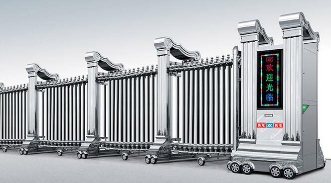 英龙机电电动伸缩门卖场越发并进为五一黄金促销赚足人气