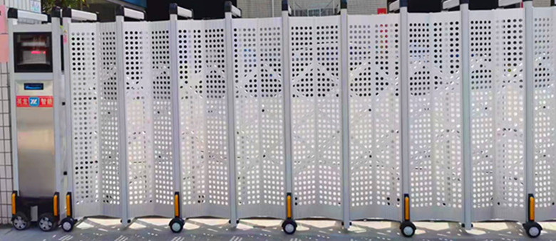 热烈祝贺英龙智能电动平头屏风门进驻佛山市佳盛业钢管换件有限公司